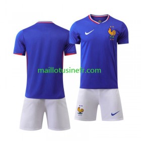 Maillot de Foot France Domicile UEFA EURO 2024 - Enfant